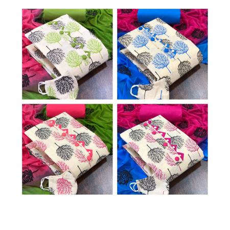 Tcvv Cotton 10 Designer Fancy Casual Wear Cotton Printed  Dress Material